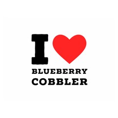 I love blueberry cobbler Premium Plush Fleece Blanket (Extra Small)