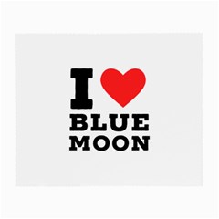 I Love Blue Moon Small Glasses Cloth by ilovewhateva