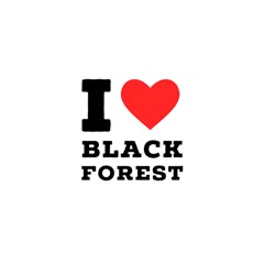 I Love Black Forest Shower Curtain 48  X 72  (small)  by ilovewhateva