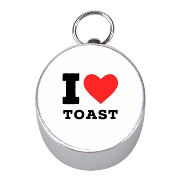 I love toast Mini Silver Compasses