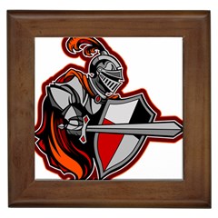 Knight Shield Sword Shield Fictional Character Framed Tile