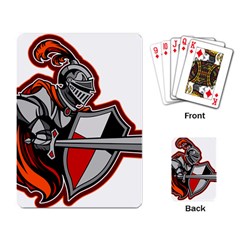 Knight Shield Sword Shield Fictional Character Playing Cards Single Design (Rectangle)