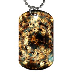 Science Fiction Background Fantasy Dog Tag (one Side) by danenraven