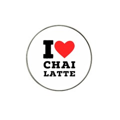 I Love Chai Latte Hat Clip Ball Marker by ilovewhateva