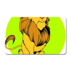 Lion Cartoon Parody Magnet (rectangular) by danenraven