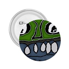 Extreme Closeup Angry Monster Vampire 2 25  Buttons by dflcprintsclothing