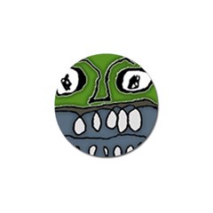 Extreme Closeup Angry Monster Vampire Golf Ball Marker (10 Pack) by dflcprintsclothing