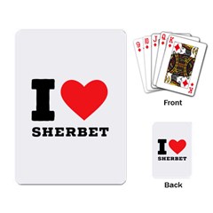 I Love Sherbet Playing Cards Single Design (rectangle) by ilovewhateva