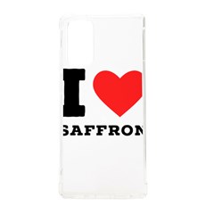 I Love Saffron Samsung Galaxy Note 20 Tpu Uv Case by ilovewhateva