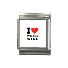 I Love White Wine Italian Charm (13mm) by ilovewhateva