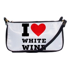 I Love White Wine Shoulder Clutch Bag by ilovewhateva