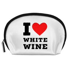 I Love White Wine Accessory Pouch (large) by ilovewhateva