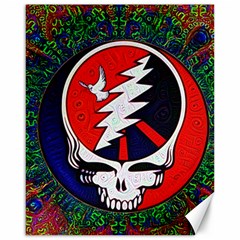 Grateful Dead Pattern Canvas 16  X 20  by Mog4mog4