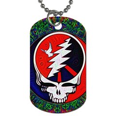 Grateful Dead Pattern Dog Tag (one Side) by Mog4mog4