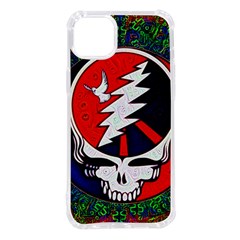 Grateful Dead Pattern Iphone 14 Plus Tpu Uv Print Case by Mog4mog4