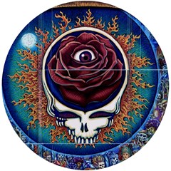 Grateful Dead Ahead Of Their Time Uv Print Round Tile Coaster by Mog4mog4