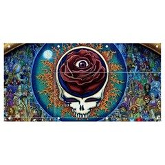 Grateful Dead Ahead Of Their Time Banner And Sign 8  X 4  by Mog4mog4