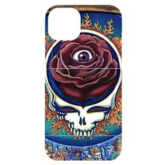 Grateful Dead Ahead Of Their Time Iphone 14 Plus Black Uv Print Case by Mog4mog4