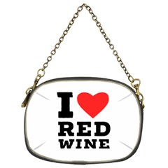 I Love Red Wine Chain Purse (two Sides) by ilovewhateva
