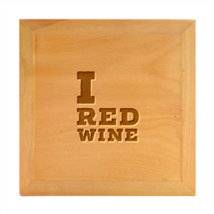 I Love Red Wine Wood Photo Frame Cube by ilovewhateva