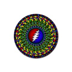 Grateful Dead Rubber Round Coaster (4 pack)