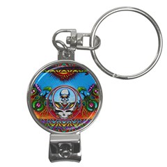 Grateful Dead Wallpapers Nail Clippers Key Chain by Mog4mog4