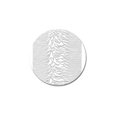 Joy Division Unknown Pleasures Post Punk Golf Ball Marker (4 Pack) by Mog4mog4