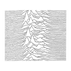 Joy Division Unknown Pleasures Post Punk Premium Plush Fleece Blanket (extra Small) by Mog4mog4