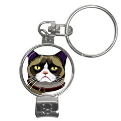 Grumpy Cat Nail Clippers Key Chain by Mog4mog4