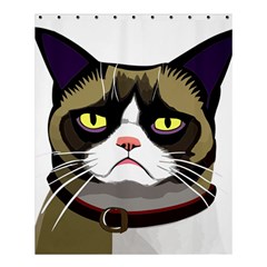 Grumpy Cat Shower Curtain 60  X 72  (medium)  by Mog4mog4