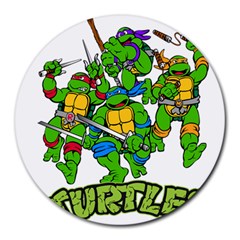 Teenage Mutant Ninja Turtles Round Mousepad by Mog4mog4