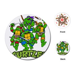 Teenage Mutant Ninja Turtles Playing Cards Single Design (round) by Mog4mog4