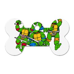 Teenage Mutant Ninja Turtles Dog Tag Bone (two Sides) by Mog4mog4