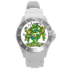 Teenage Mutant Ninja Turtles Round Plastic Sport Watch (l) by Mog4mog4