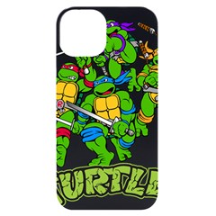 Teenage Mutant Ninja Turtles Iphone 14 Black Uv Print Case by Mog4mog4