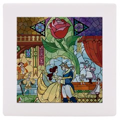 Beauty Stained Glass Uv Print Square Tile Coaster 