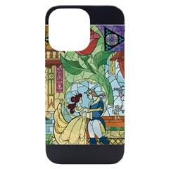 Beauty Stained Glass Iphone 14 Pro Max Black Uv Print Case by Mog4mog4