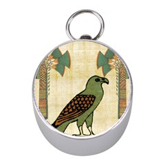 Egyptian Paper Papyrus Bird Mini Silver Compasses by Mog4mog4