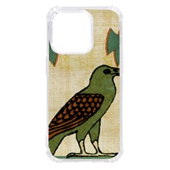 Egyptian Paper Papyrus Bird Iphone 14 Pro Tpu Uv Print Case by Mog4mog4