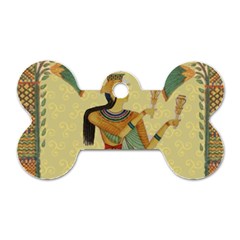 Egyptian Design Man Artifact Royal Dog Tag Bone (one Side) by Mog4mog4