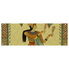 Egyptian Design Man Artifact Royal Banner And Sign 9  X 3  by Mog4mog4