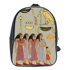 Egyptian Paper Women Child Owl School Bag (large) by Mog4mog4