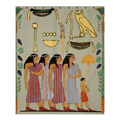 Egyptian Paper Women Child Owl Shower Curtain 60  X 72  (medium)  by Mog4mog4