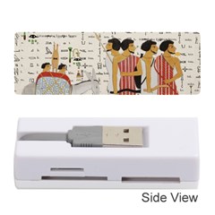 Egyptian Design Men Worker Slaves Memory Card Reader (stick) by Mog4mog4