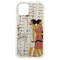 Egyptian Design Men Worker Slaves Iphone 12 Mini Tpu Uv Print Case	