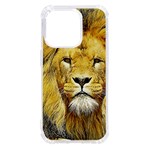 Lion Lioness Wildlife Hunter iPhone 14 Pro TPU UV Print Case Front