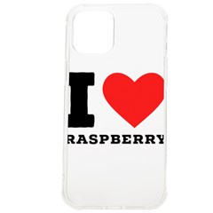 I Love Raspberry Iphone 12 Pro Max Tpu Uv Print Case by ilovewhateva