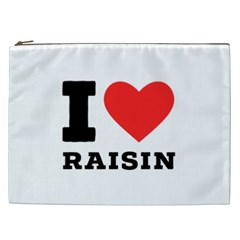 I Love Raisin  Cosmetic Bag (xxl) by ilovewhateva