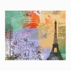 Scrapbook Paris Vintage France Small Glasses Cloth (2 Sides) by Mog4mog4