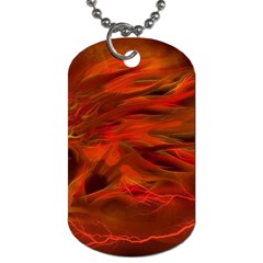 Fire Lion Flames Light Mystical Dangerous Wild Dog Tag (two Sides) by Mog4mog4